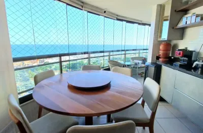 Apartamento com vista mar à venda na colina a – 3 suítes, 137m², 3 vagas – patamares