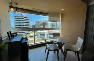 Apartamento porteira fechada em armação – 1 quarto, vista mar e estrutura completa