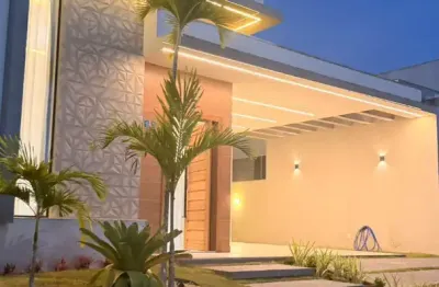 Terras Alphaville Camaçari | Casa Térrea de Alto Padrão | 3 Suítes | Mobiliada | Espaço Gourmet