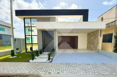 Casa à venda em parque das nações (parnamirim/rn) | ecoville 1 | 3 quartos sendo 1 suíte, 118m² - 200m de terreno