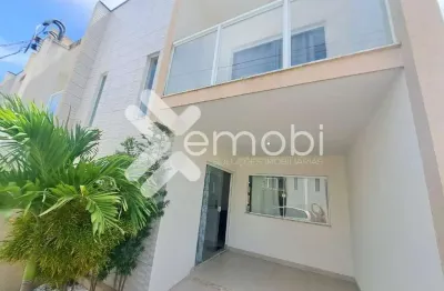 Casa duplex em condominio à venda em ponta negra (natal/rn) | residencial casa jardins | 3 quartos sendo 2 suítes | 97m²