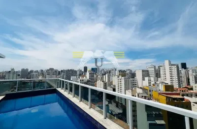 Studio à venda, com localização privilegiada a 550 metros da estação de metrô santa cecília!!!