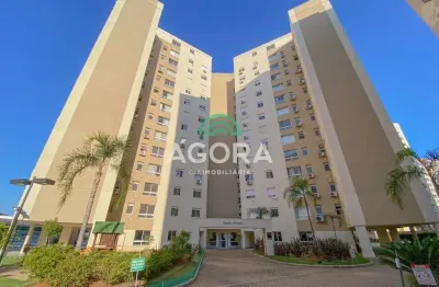 Apartamento com 3(três) dormitórios, sendo 1(uma) suíte, 2(dois) banheiros, churrasqueira.