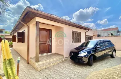 Casa térrea com 2 (dois) dormitórios, localizada no bairro são luís em canoas.