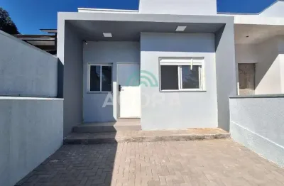 Casa térrea de 61² com 2 (dois) dormitórios, localizado no bairro igara em canoas.