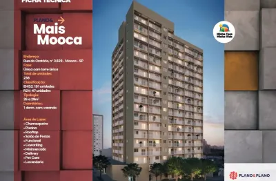 Apartamento com 1 quarto à venda na Rua do Oratório, 3829, Mooca, São Paulo
