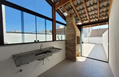 Cobertura duplex para venda em santo andré, jardim bela vista, 2 dormitórios, 1 suíte, 2 banheiros, 1 vaga