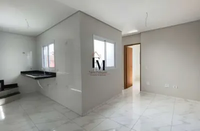 Cobertura duplex para venda em santo andré, vila scarpelli, 2 dormitórios, 1 suíte, 3 banheiros, 1 vaga