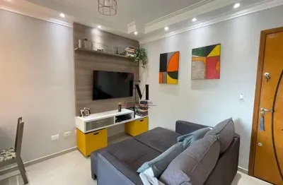 Apartamento para venda em santo andré, paraíso, 2 dormitórios, 1 banheiro, 1 vaga