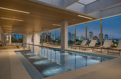 O imóvel localizado no bairro brooklin novo,  61m² - 2 dormitórios