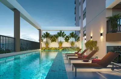 O imóvel localizado no bairro nova klabin - 93m² - 3 dorms - 1 vaga