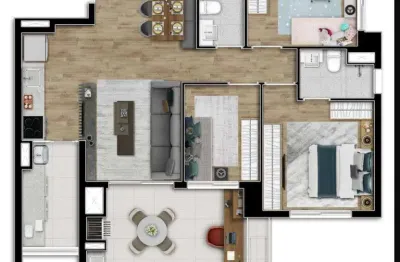 Apartamento de 90m² com suíte e vaga, metrô Linha Amarela - PRONTO PARA MORAR!