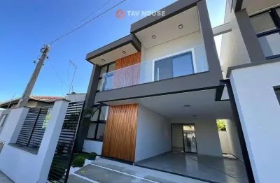 Casa com 3 quartos à venda na rua serena, 700, itacolomi, balneário piçarras, 130 m2 por r$ 700.000
