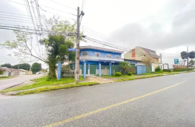 Fazendinha - 472m2 - excelente sobrado: piso inferior (loja com 121m2), piso superior moradia com 02 quartos, suite, barração 156m2 na lateral, terreno esquina 17x30