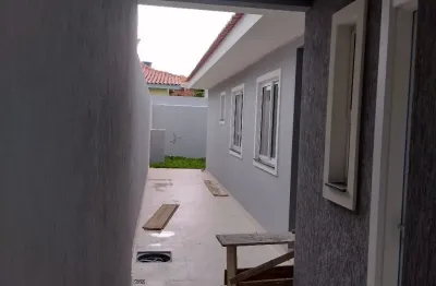 Fazenda rio grande - nações - 80m2 - casa 03 quartos, suite, alto padrão, terreno 06x30, fase de acabamento