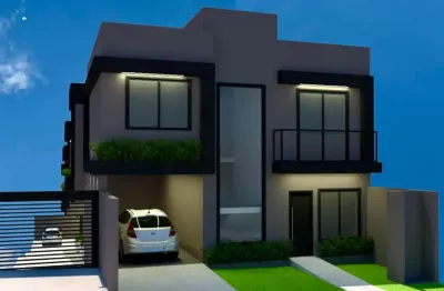 Pinheirinho - 80,36m2 - sobrado 03 quartos, suite, garagem, em condominio , em construção
