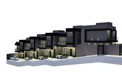 Pinheirinho - 80,36m2 - sobrado 03 quartos, suite, garagem, em condominio , em construção