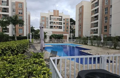 Ecoville - 90m2 - excelente apartamento 03 quartos, suite, mobiliado, 2 vagas, condominio clube