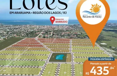 Lote perto da Praia do Barbudo - Loteamento Recanto de Parati