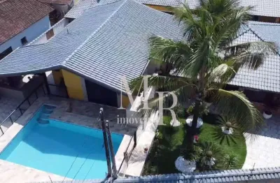 Casa com 5 dormitórios à venda, 450 m² por r$ 2.650.000,00 - balneário flórida - praia grande/sp