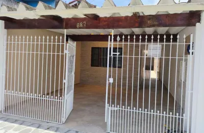 Casa com 2 dormitórios à venda, 80 m² por r$ 420.000 - caiçara - praia grande/sp