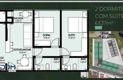 Apartamento - aproximadamente 850 metros da praia da cachoeira do bom jesus
