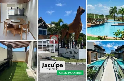 Loteamento jacuípe country – village gran paradise – village com 90m², 02 dormitórios e garden disponível para venda por r$750.000