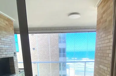 Apartamento pé na areia com lazer de clube - praia grande/sp