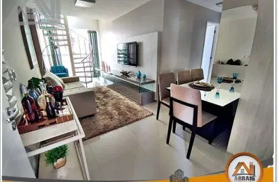 Cobertura à venda, 122 m² por r$ 1.240.000,00 - meireles - fortaleza/ce