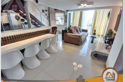 Cobertura triplex com 4 dormitórios à venda, 148 m² por r$ 1.150.000 - meireles - fortaleza/ce
