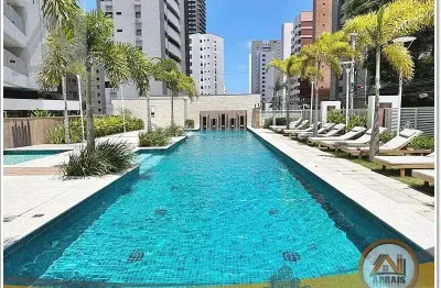 Rooftop apartamento com 4 dormitórios à venda, 230 m² por r$ 3.600.000 - meireles - fortaleza/ce