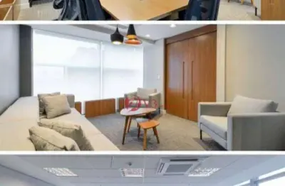 Andar corporativo para alugar, 400 m² por r$ 66.860,00/mês - itaim bibi - são paulo/sp