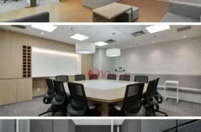 Andar corporativo para alugar, 340 m² por r$ 43.250,00/mês - cidade monções - são paulo/sp