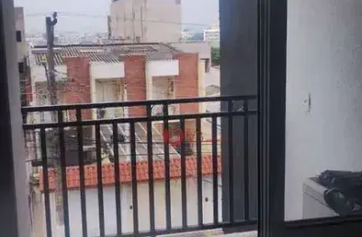 Apartamento para locação mobiliado com 2 dormitorios e sacada proximo da estação guilhermina esperança