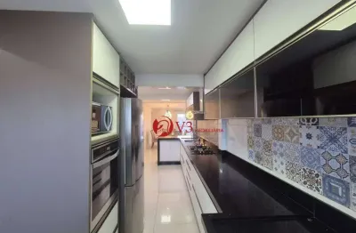 Apartamento a venda na vila carrãorão 155metros/3suites/3vagas livres/mobiliado