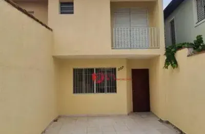 Sobrado com 3 dormitórios para alugar, 99 m² por R$ 4.454,58/mês - Vila Dalila - São Paulo/SP
