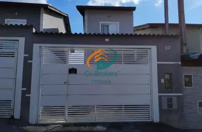 Sobrado em parque residencial scaffid ii, sendo 3 dormitorios com suite e 2 vagas de garagem.  -  itaquaquecetuba.