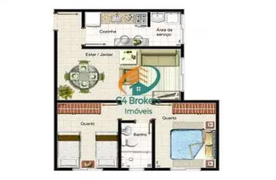 Apartamento com 2 quartos à venda na Cidade Parque Alvorada, Guarulhos 