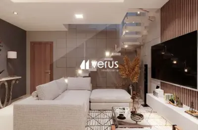 Cobertura duplex à venda, 2 quartos, 1 suíte, 2 vagas, tubalina - uberlândia/mg
