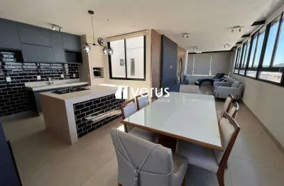 Cobertura duplex para aluguel, 3 quartos, 2 suítes, 6 vagas, umuarama - uberlândia/mg