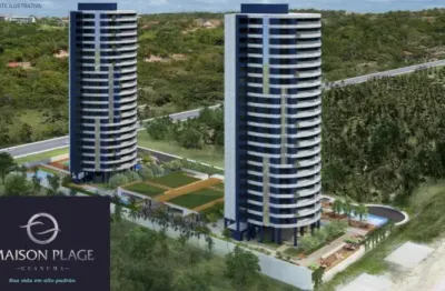 Apartamentos com 4 suítes de alto padrão, pé na areia de guaxuma
