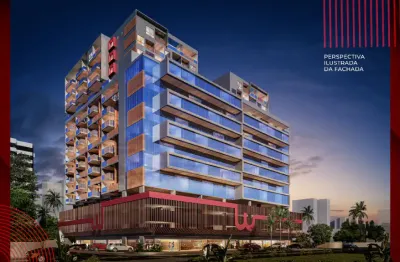 Apartamentos tipo studio, 2 quartos e cobertura em jatiúca