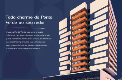 Pré lançamento em ponta verde - apartamentos 2 ou 3 quartos