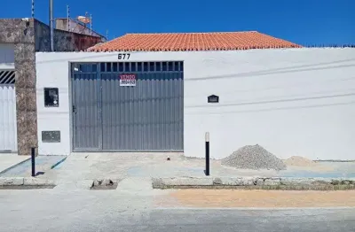 Casa 3/4 com uma suíte no loteamento caminho da praia, centro - barra dos coqueiros - se