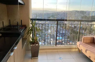 Lindo apartamento de 68 metros com lazer completo no cidade maia com 2 quartos 1 suíte varanda gourmet com churrasqueira ao lado do shopping maia em g - ap0464