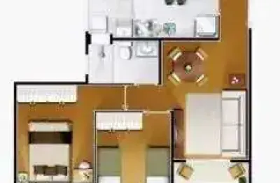 Apartamento com 2 dormitórios à venda, 46 m² por r$ 320.000,00 - vila rio de janeiro - guarulhos/sp - ap0361