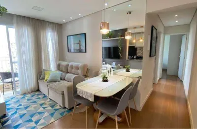 Apartamento com 2 dormitórios à venda, 50 m² por r$ 307.000 - cariobinha - americana/sp