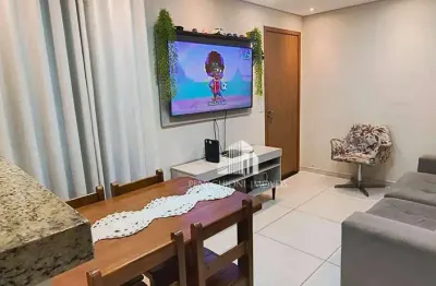 Apartamento com 2 dormitórios à venda, 44 m² por r$ 215.000 - jardim terramérica ii - americana/sp