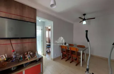 Apartamento com 2 dormitórios à venda, 50 m² por r$ 272.000 - cariobinha - americana/sp