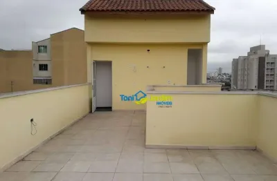 Cobertura com 2 dormitórios à venda, 100 m² por r$ 424.000,00 - vila camilópolis - santo andré/sp